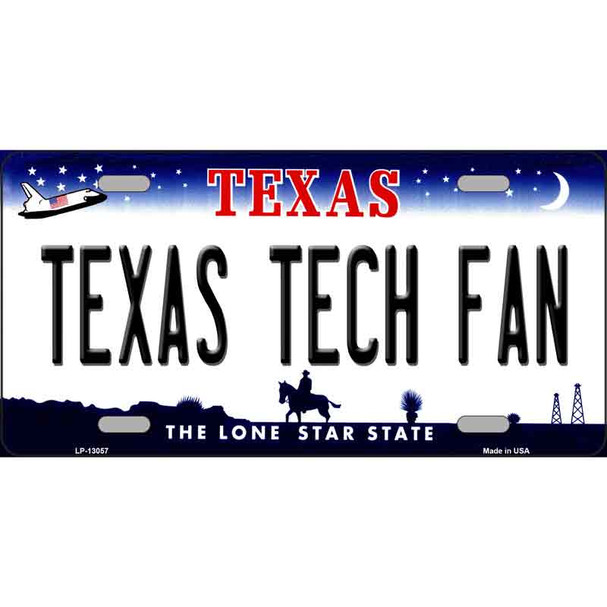 Texas Tech Fan Wholesale Novelty Metal License Plate