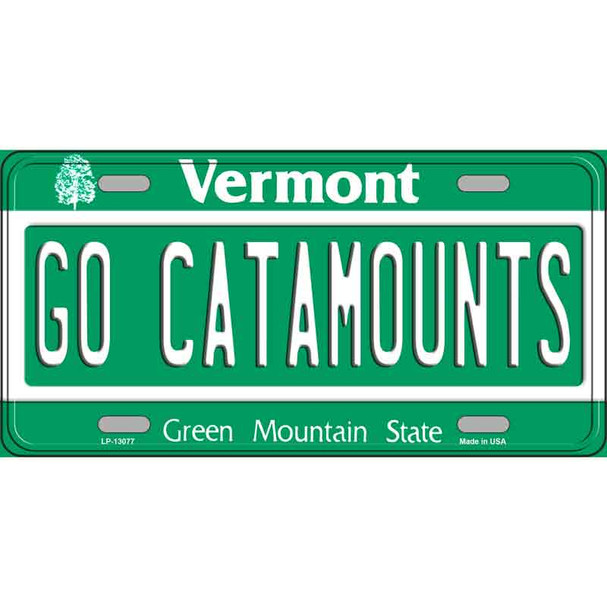 Go Catamounts Wholesale Novelty Metal License Plate