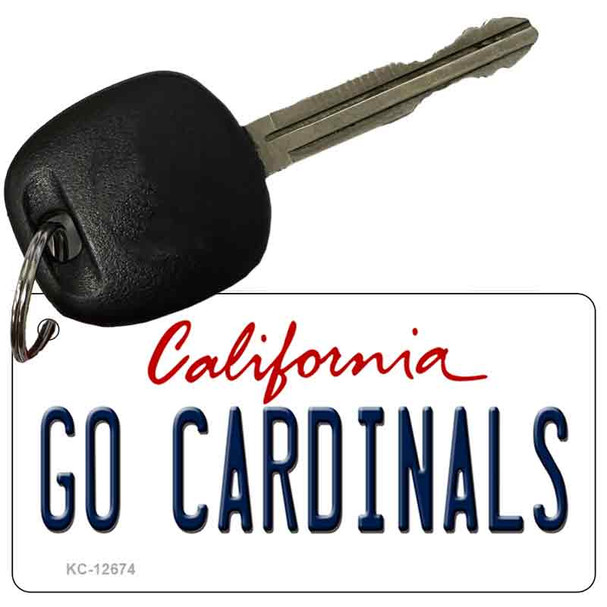 Go Cardinals Wholesale Novelty Metal Key Chain