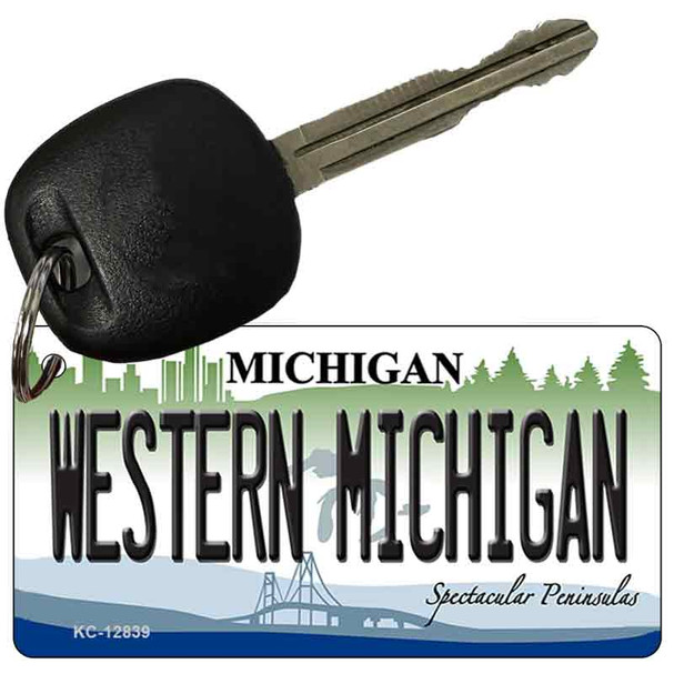 Western Michigan Wholesale Novelty Metal Key Chain