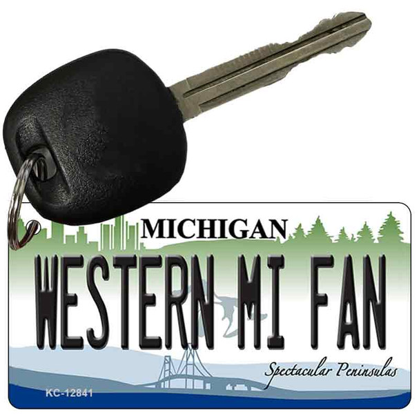 Western Michigan Fan Wholesale Novelty Metal Key Chain