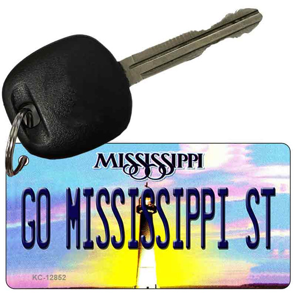 Go Mississippi State Wholesale Novelty Metal Key Chain