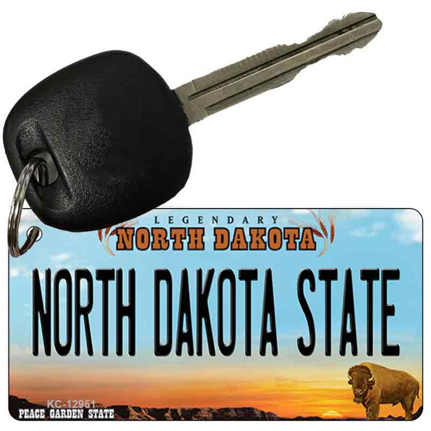 North Dakota State Wholesale Novelty Metal Key Chain