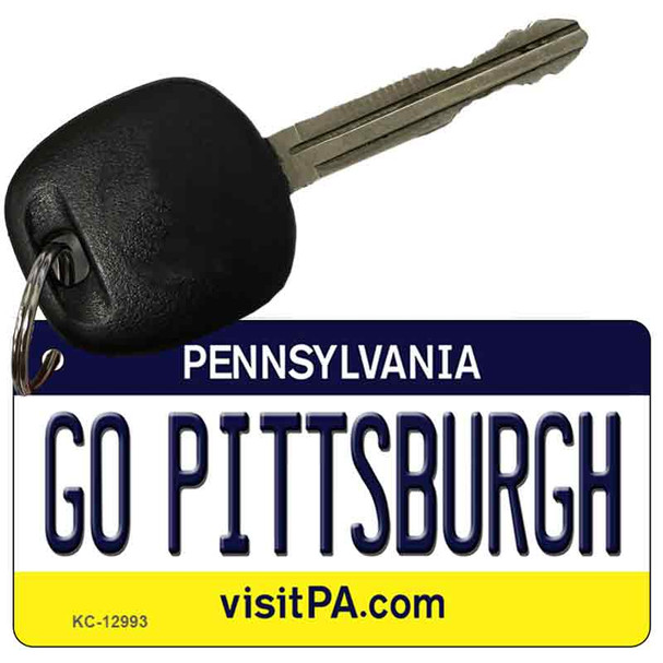 Go Pittsburgh Wholesale Novelty Metal Key Chain