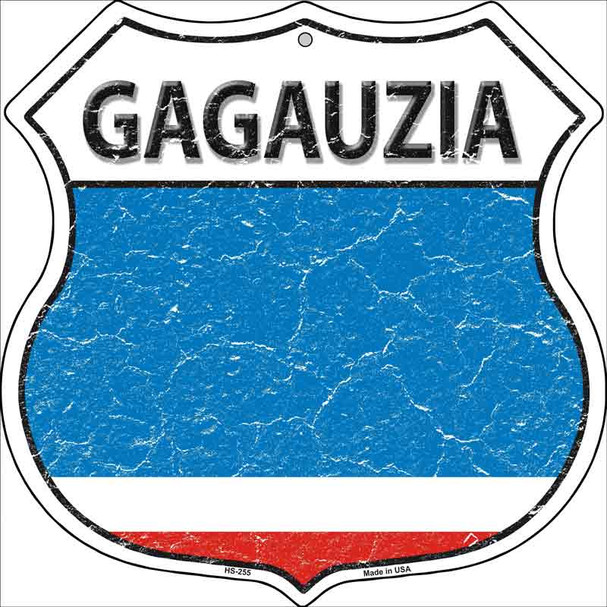 Gagauzia Country Flag Highway Shield Wholesale Metal Sign