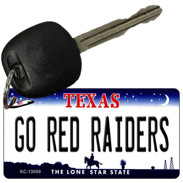 Go Red Raiders Wholesale Novelty Metal Key Chain