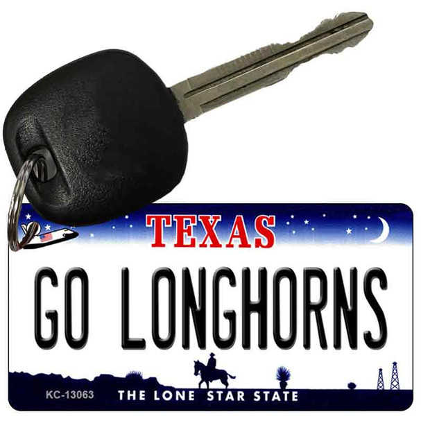 Go Longhorns Wholesale Novelty Metal Key Chain