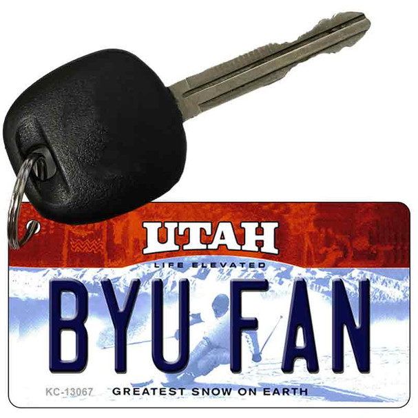 BYU Fan Wholesale Novelty Metal Key Chain