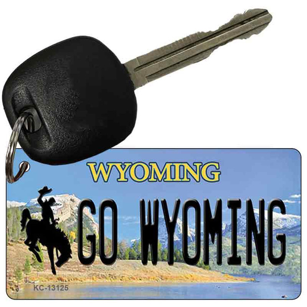 Go Wyoming Wholesale Novelty Metal Key Chain