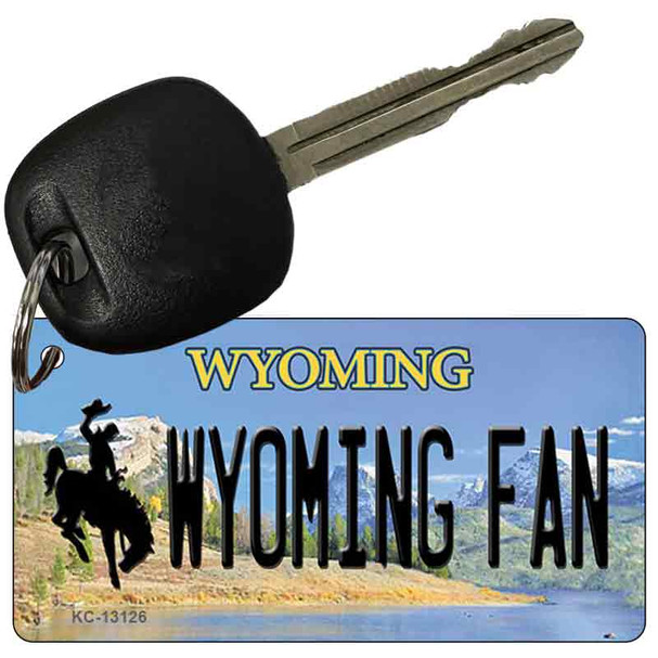 Wyoming Fan Wholesale Novelty Metal Key Chain