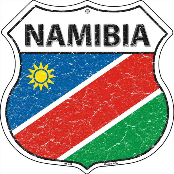 Namibia Country Flag Highway Shield Wholesale Metal Sign