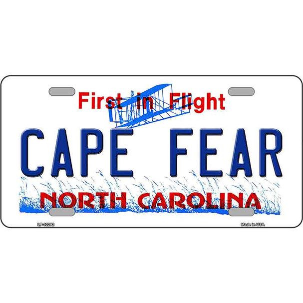 North Carolina Cape Fear Wholesale Novelty Metal License Plate