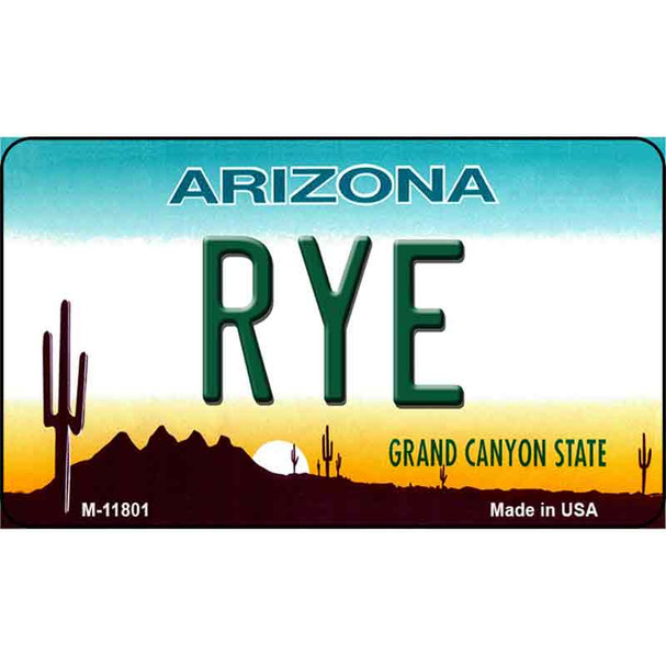 Arizona Rye Wholesale Novelty Metal Magnet M-11801