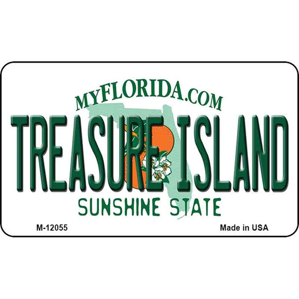 Florida Treasure Island Wholesale Novelty Metal Magnet M-12055