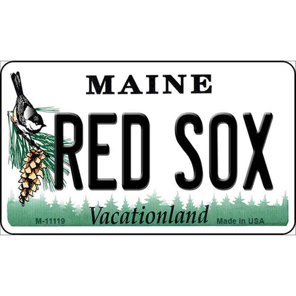 Maine Red Sox Wholesale Novelty Metal Magnet M-11119
