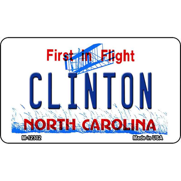 North Carolina Clinton Wholesale Novelty Metal Magnet M-12302