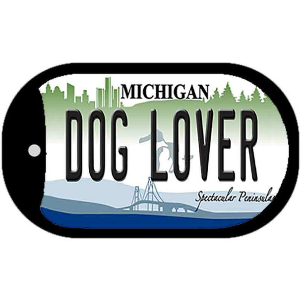 Michigan Dog Lover Wholesale Novelty Metal Dog Tag Necklace