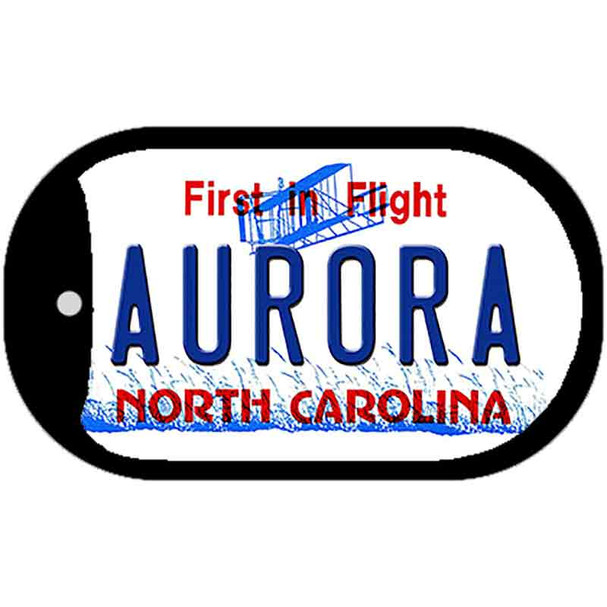 North Carolina Aurora Wholesale Novelty Metal Dog Tag Necklace