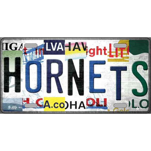 Hornets Strip Art Wholesale Novelty Metal License Plate Tag