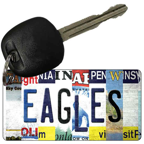 Eagles Strip Art Wholesale Novelty Metal Key Chain