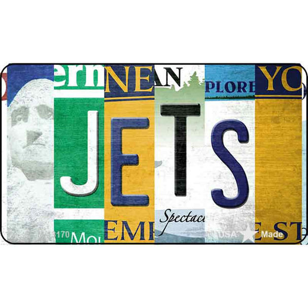 Jets Strip Art Wholesale Novelty Metal Magnet M-13170