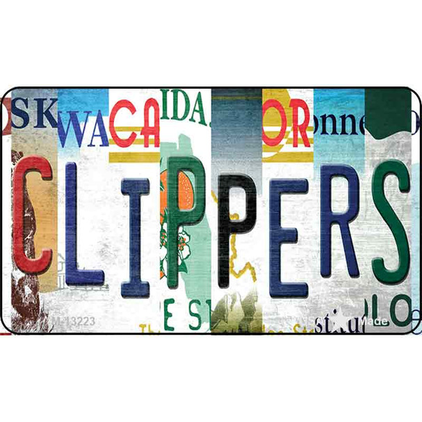 Clippers Strip Art Wholesale Novelty Metal Magnet M-13223