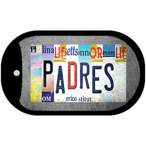 Padres Strip Art Wholesale Novelty Metal Dog Tag Necklace