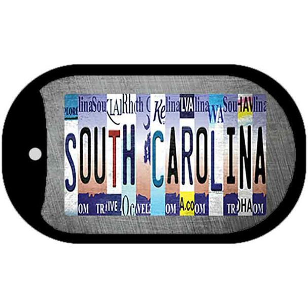 South Carolina Strip Art Wholesale Novelty Metal Dog Tag Necklace