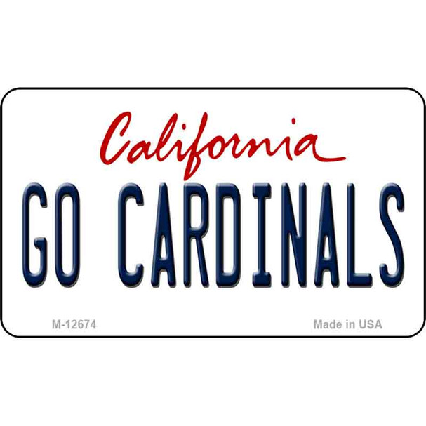 Go Cardinals Wholesale Novelty Metal Magnet M-12674