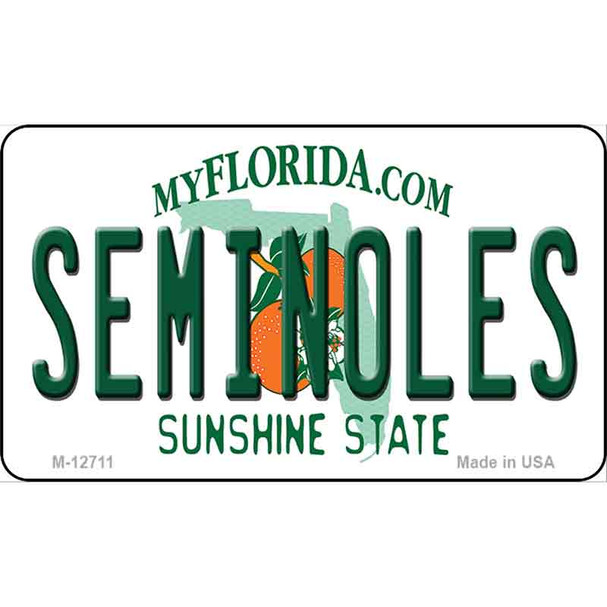 Seminoles Wholesale Novelty Metal Magnet M-12711