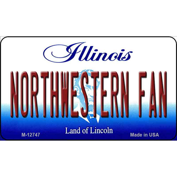 Northwestern Fan Wholesale Novelty Metal Magnet M-12747