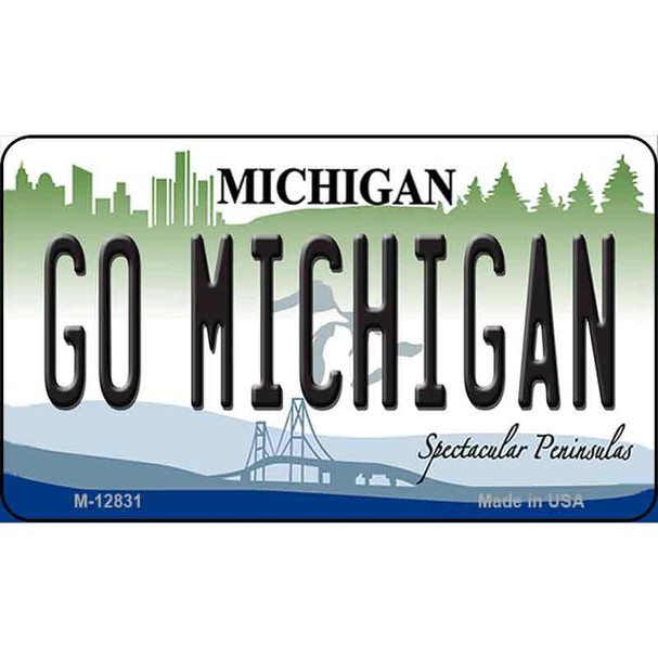 Go Michigan Wholesale Novelty Metal Magnet M-12831