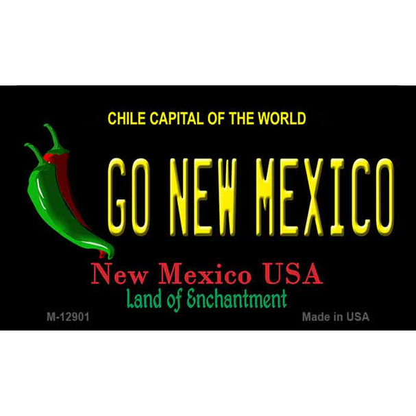 Go New Mexico Wholesale Novelty Metal Magnet M-12901