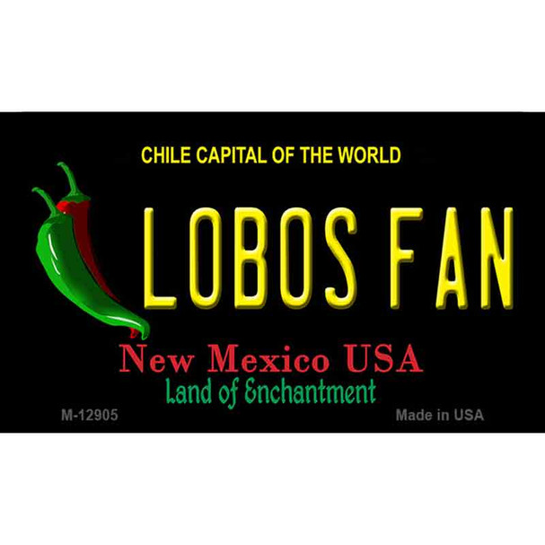 Lobos Fan Wholesale Novelty Metal Magnet M-12905