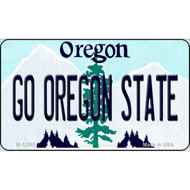 Go Oregon State Wholesale Novelty Metal Magnet M-12985
