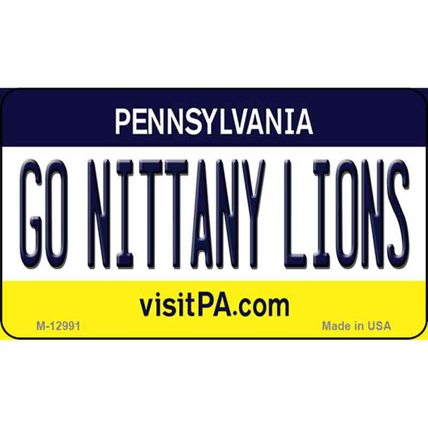 Go Nittany Lions Wholesale Novelty Metal Magnet M-12991