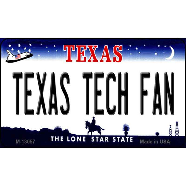 Texas Tech Fan Wholesale Novelty Metal Magnet M-13057
