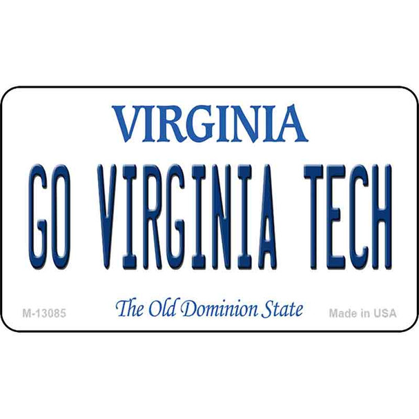 Go Virginia Tech Wholesale Novelty Metal Magnet M-13085