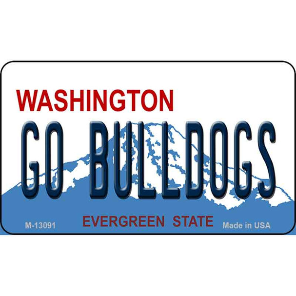 Go Bulldogs Wholesale Novelty Metal Magnet M-13091