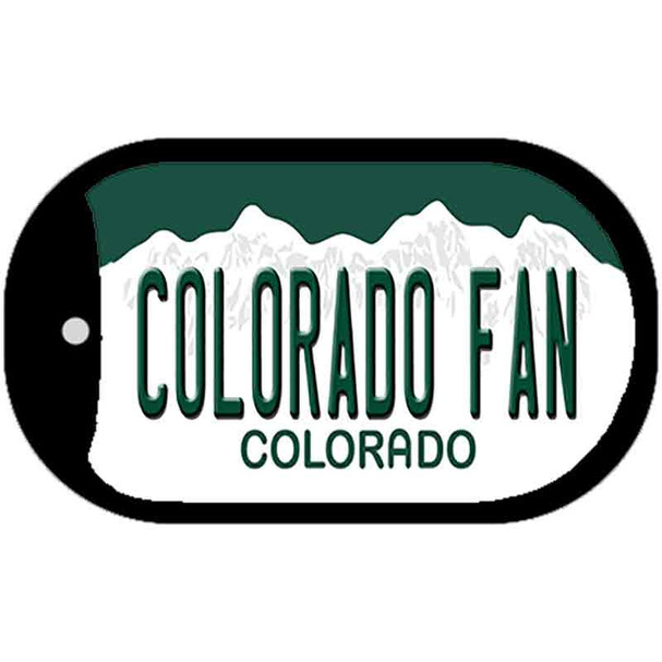 Colorado Fan Wholesale Novelty Metal Dog Tag Necklace