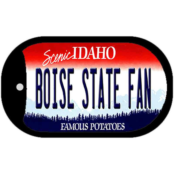 Boise State Fan Wholesale Novelty Metal Dog Tag Necklace