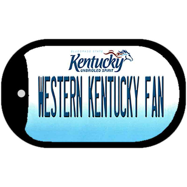 Western Kentucky Fan Wholesale Novelty Metal Dog Tag Necklace