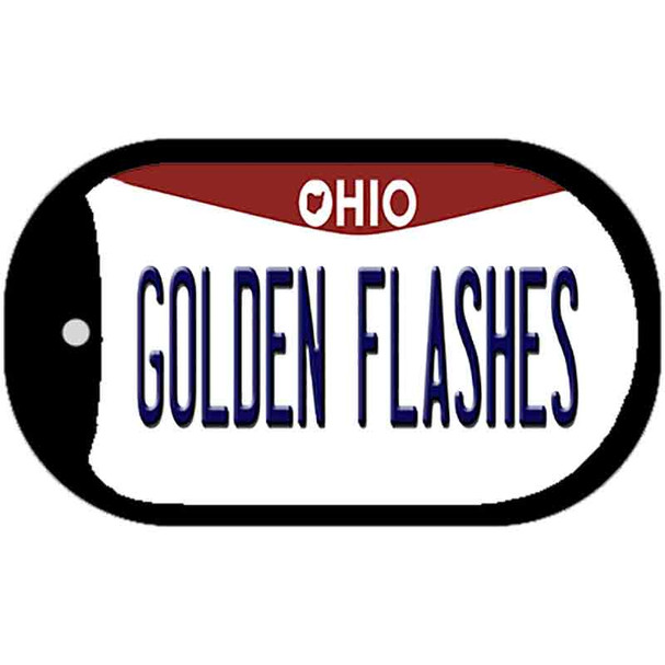 Golden Flashes Wholesale Novelty Metal Dog Tag Necklace