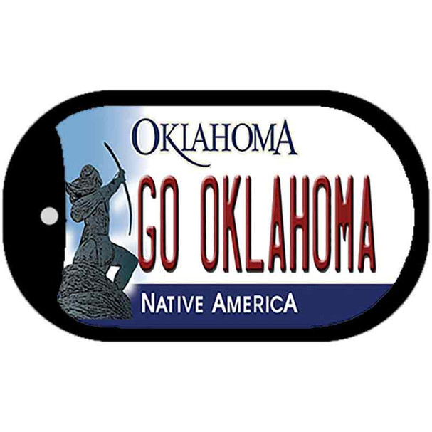 Go Oklahoma Wholesale Novelty Metal Dog Tag Necklace