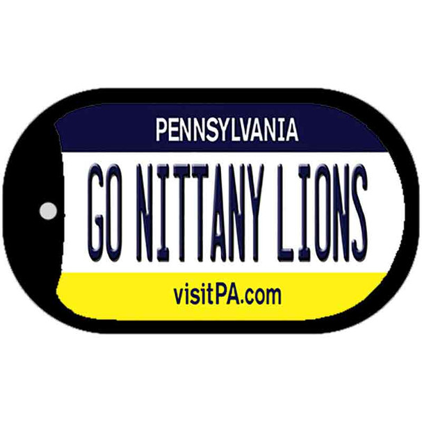 Go Nittany Lions Wholesale Novelty Metal Dog Tag Necklace