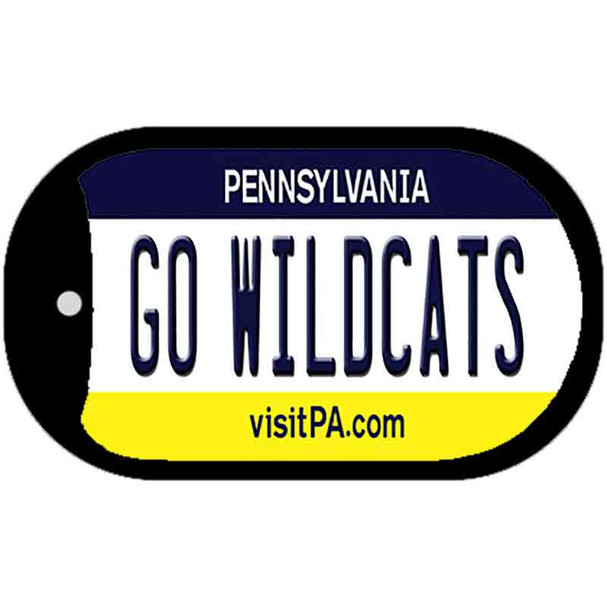 Go Wildcats Pennsylvania Wholesale Novelty Metal Dog Tag Necklace