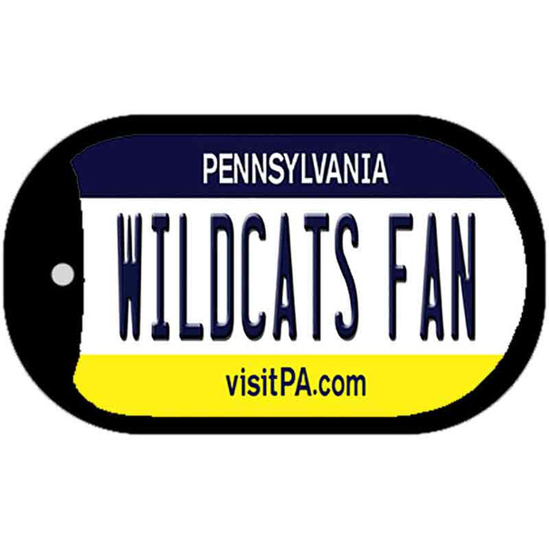 Wildcats Fan Pennsylvania Wholesale Novelty Metal Dog Tag Necklace