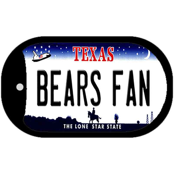 Bears Fan Wholesale Novelty Metal Dog Tag Necklace