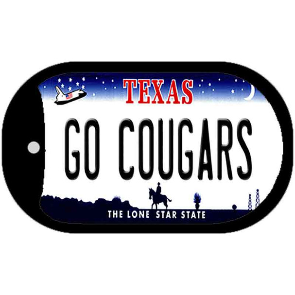 Go Cougars Wholesale Novelty Metal Dog Tag Necklace