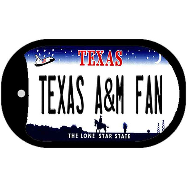 Texas A&M Fan Wholesale Novelty Metal Dog Tag Necklace